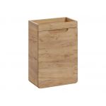 Modna i praktyczna szafka wisząca 40 cm pod umywalkę do łazienki - ARIVA / Dąb Craft Złoty