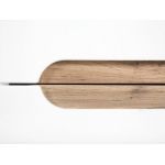 Modna i praktyczna szafka 50 cm pod umywalkę na wysokich nóżkach do łazienki - CORINO / Biały Kasai połysk / Biały / Dąb Wotan