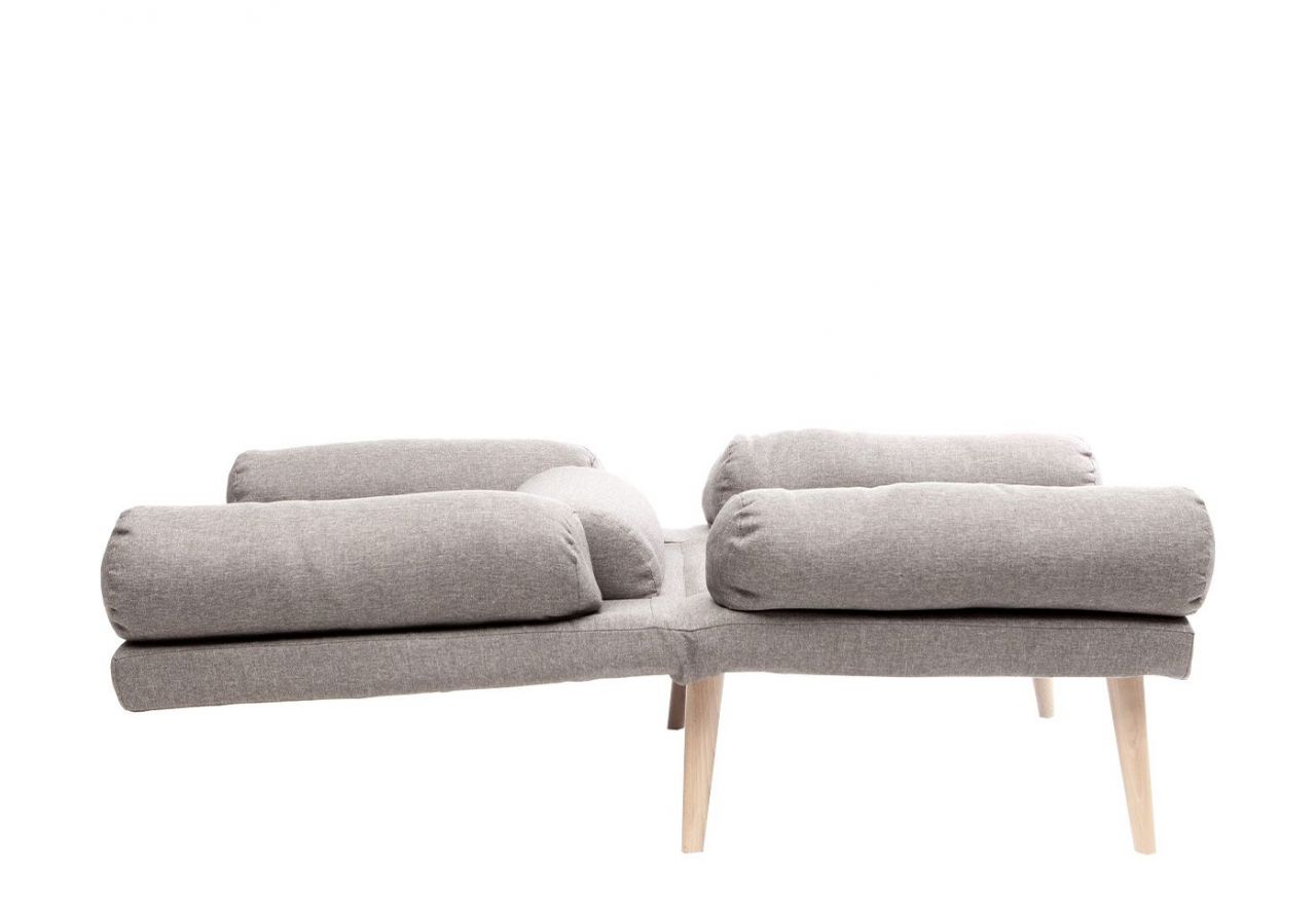 Fotel skandynawski, rozkładany z podnóżkiem w zestawie - LOTUS / Monolith 37 - butelkowa zieleń