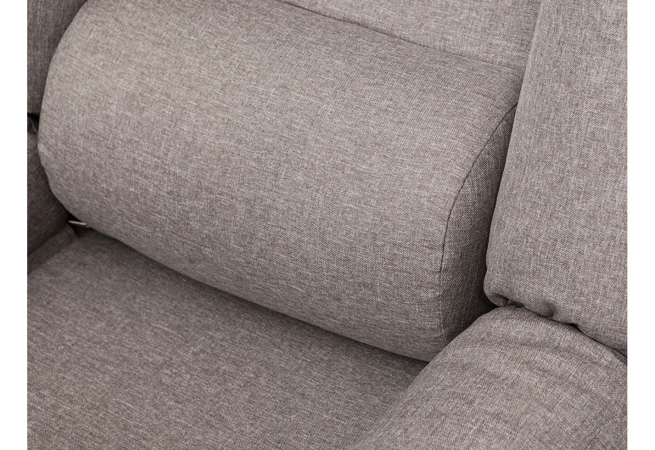 Fotel skandynawski, rozkładany z podnóżkiem w zestawie - LOTUS / Monolith 37 - butelkowa zieleń