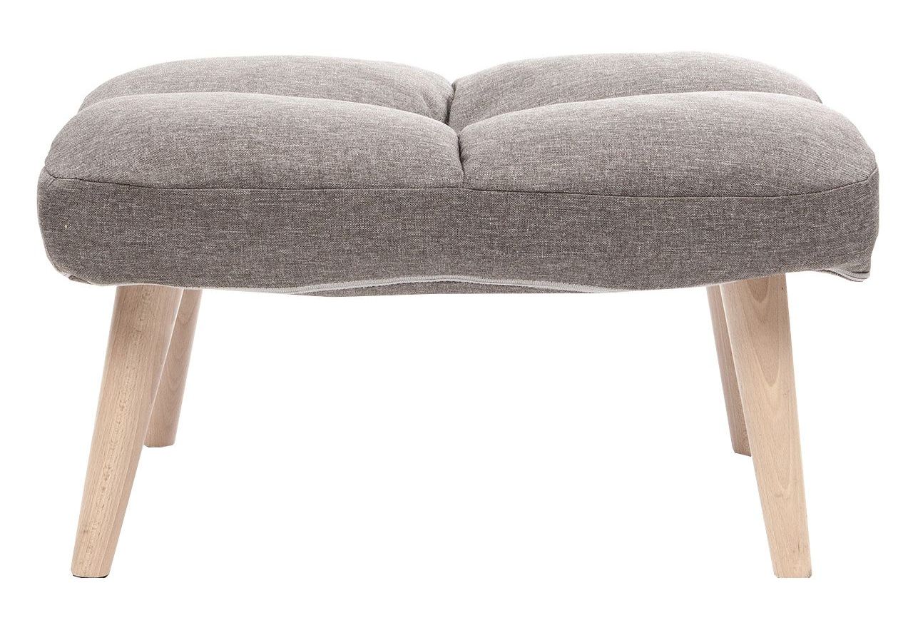 Fotel skandynawski, rozkładany z podnóżkiem w zestawie - LOTUS / Monolith 37 - butelkowa zieleń