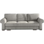 Designerska, jasno szara sofa 3-osobowa, z pojemnikiem na pościel do pokoju - BELISA jasny szary