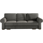 Modna, szara sofa dla 3 osób, rozkładana z funkcją spania i pojemnikiem do salonu - BELISA szary