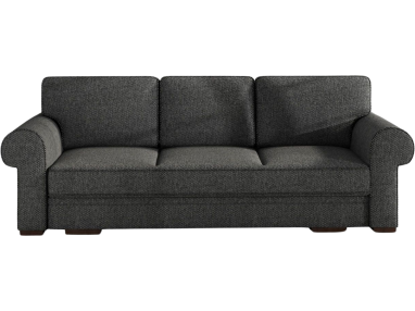Ponadczasowa, elegancka szara kanapa z pojemnikiem na pościel i funkcją spania do salonu - BELISA szary
