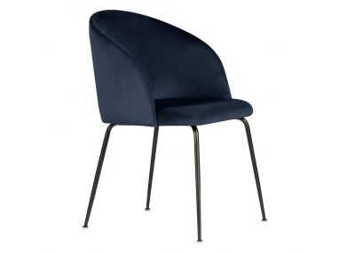 Eleganckie i nowoczesne granatowe krzesło SIMON