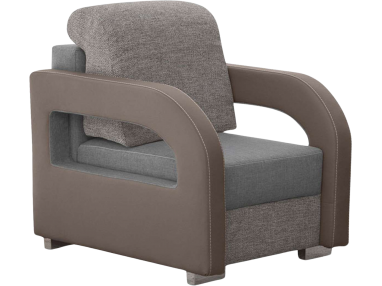 Tapicerowany fotel wolnostojący w nowoczesnym stylu do pokoju i salonu - ARIS / Bering 23 / Inari 90 / Soft 24