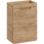 Modna i praktyczna szafka wisząca 40 cm pod umywalkę do łazienki - ARIVA / Dąb Craft Złoty
