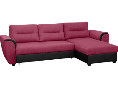 Modna różowa kanapa narożna...