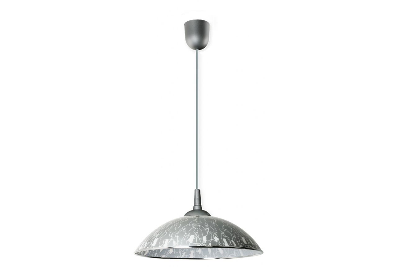 Kuchenna lampa z designerskim kloszem i chromowanymi elementami ALIFE