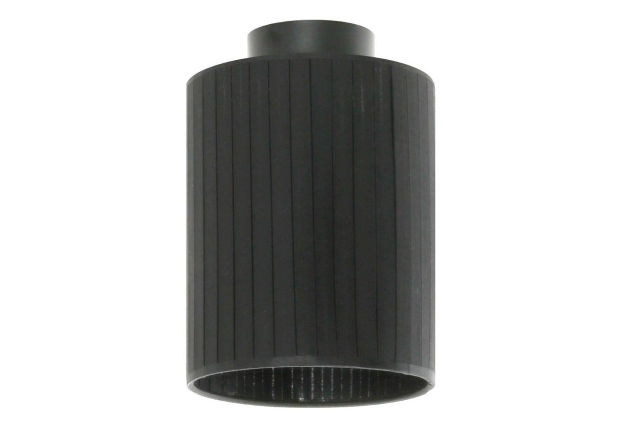 Czarna stylowa lampa sufitowa RODINO w formie plafonu-tuby