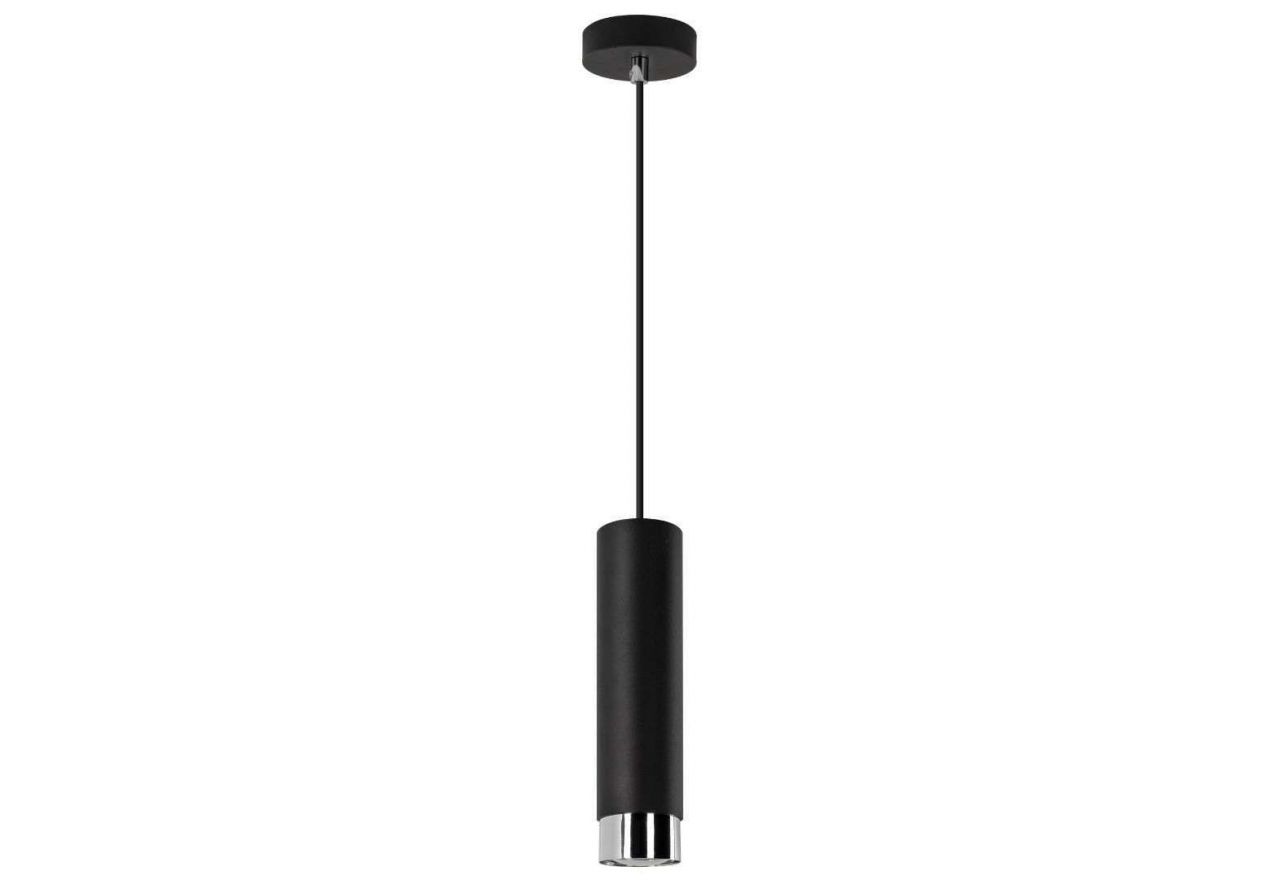 Nowoczesna czarna lampa wisząca HAGEN o minimalistycznym designie
