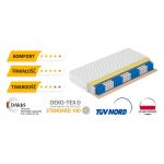 Dwustronny materac kieszeniowy typu pocket H3 z pianką VISCO - ARIZONA 120x200