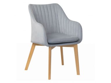 Stylowe nowoczesne krzesło HUERTA II z modnymi przeszyciami na oparciu