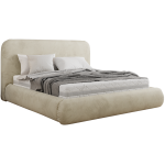 Łóżka tapicerowane beżowe