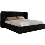Łóżka tapicerowane czarne