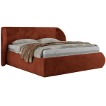 Łóżka tapicerowane pomarańczowe