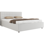 Łóżka tapicerowane białe