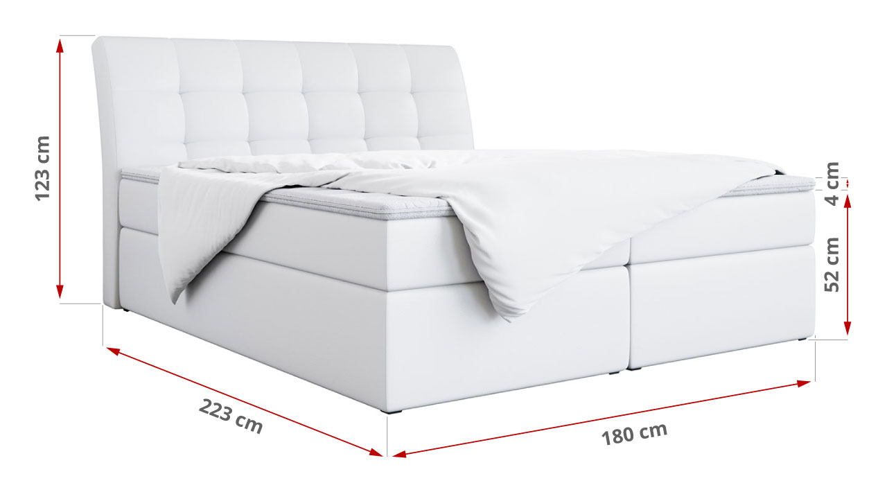 wymiary łóżka Dingo