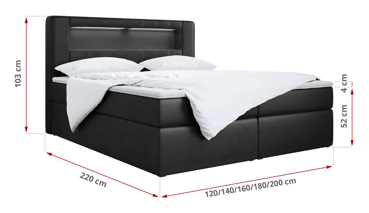 wymiary łóżka Gold 5 King