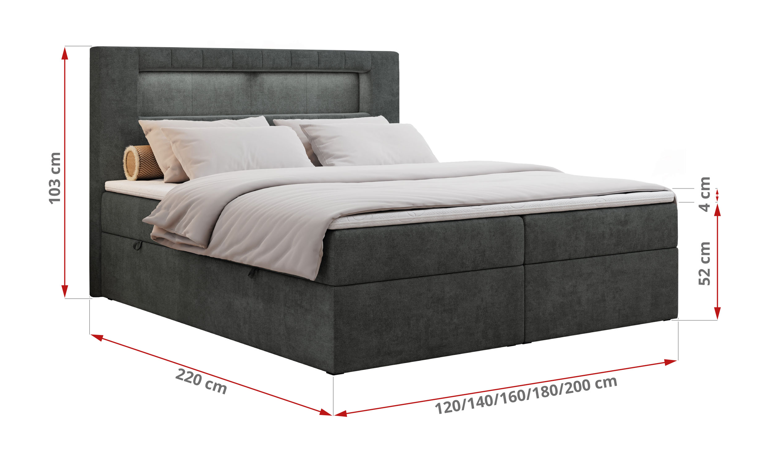 wymiary łóżka Gold 5 King