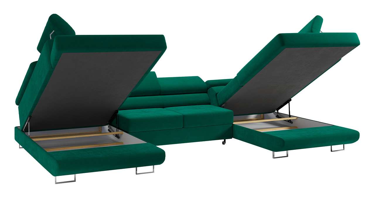 narożnik U, gustaw, pojemniki na pościel