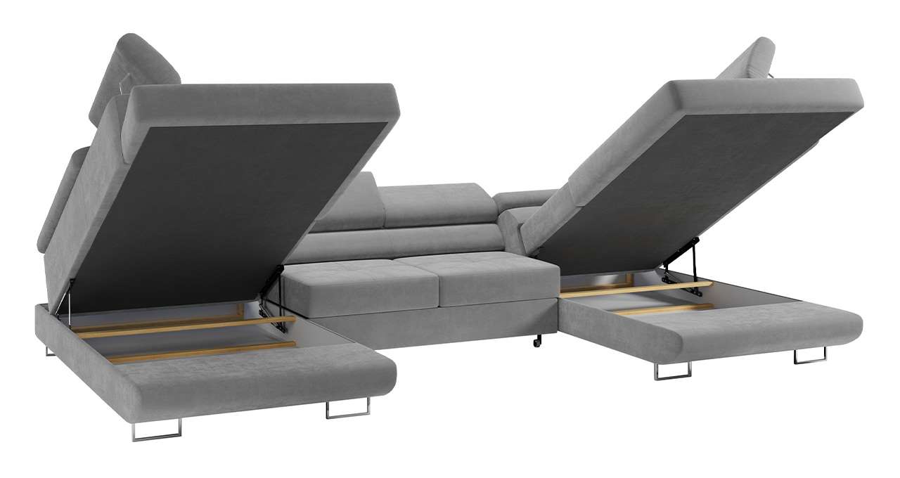 narożnik U, gustaw, pojemniki na pościel