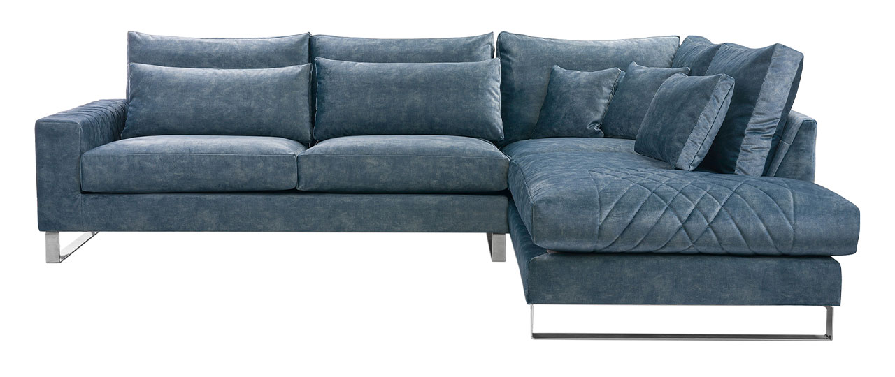 narożnik korni niebieski, prawostronny