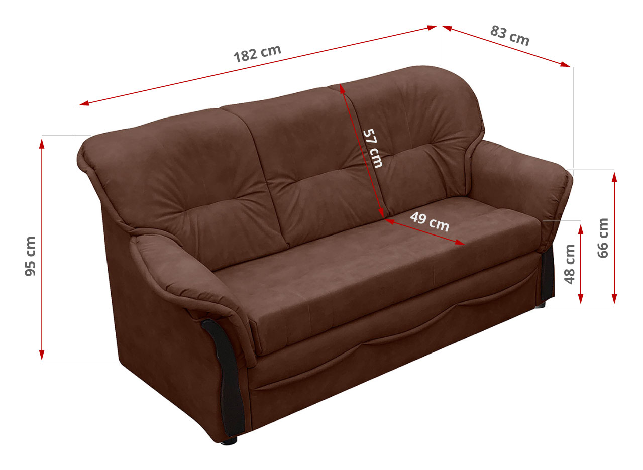 kanapa ALBANETA wymiary