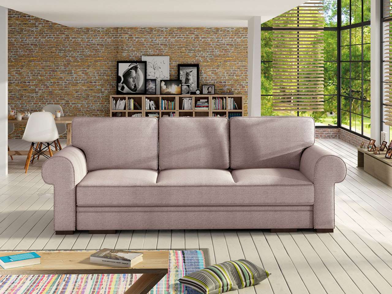 sofa rozkładana z pojemnikiem belisa malmo 61