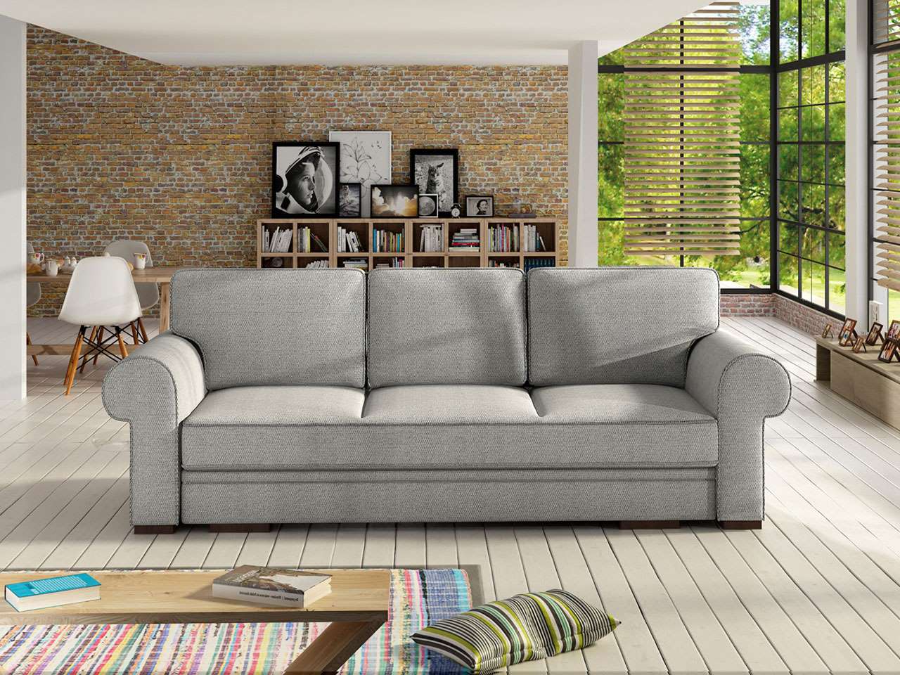 sofa rozkładana z pojemnikiem belisa malmo 83