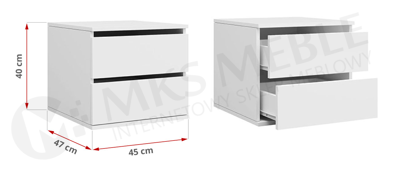 Biała szafa przesuwna 120 cm WALENCJA z lustrem i szkłem lacobel na froncie - 320_2