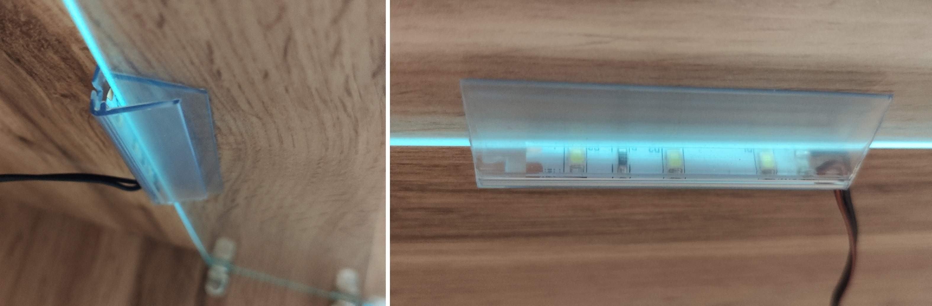 Szafka RTV 140 cm do salonu i pokoju stojąca lub wisząca - LOWBOARD DON / Biały mat / Szary połysk - 51_1