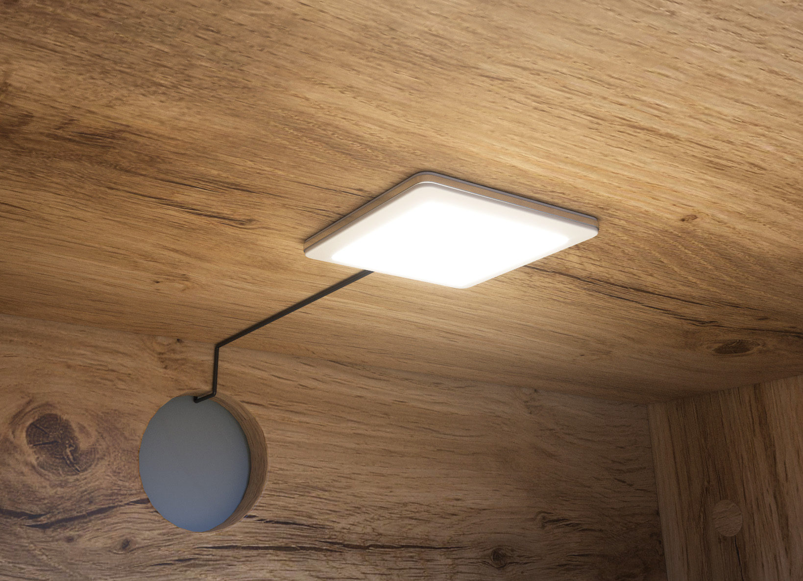 Szafka RTV pod telewizor 120 cm - LOWBOARD PILAR w kolorze BETON - 51_3