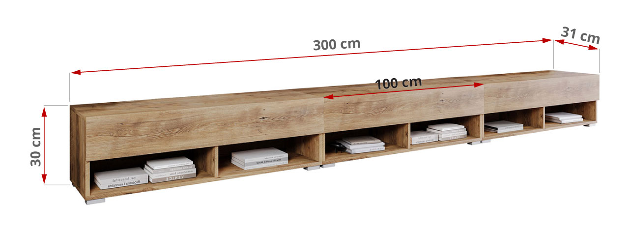 wymiary szafki RTV Aron