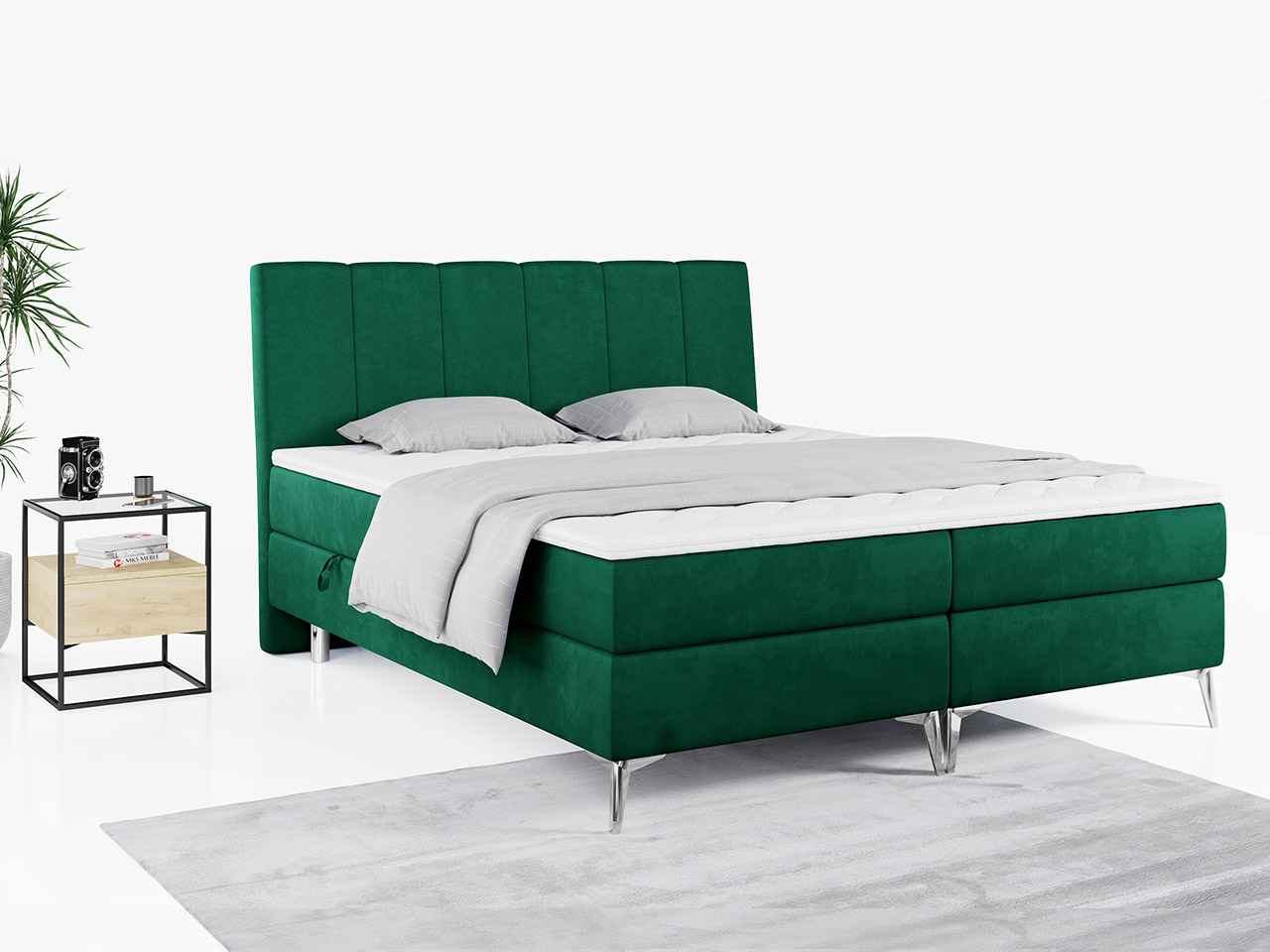 łóżko kontynentalne 