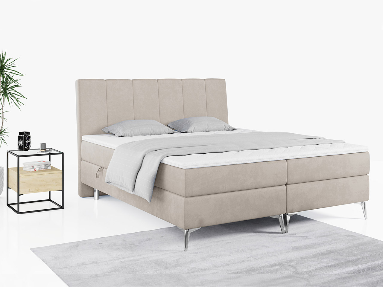 łóżko kontynentalne 