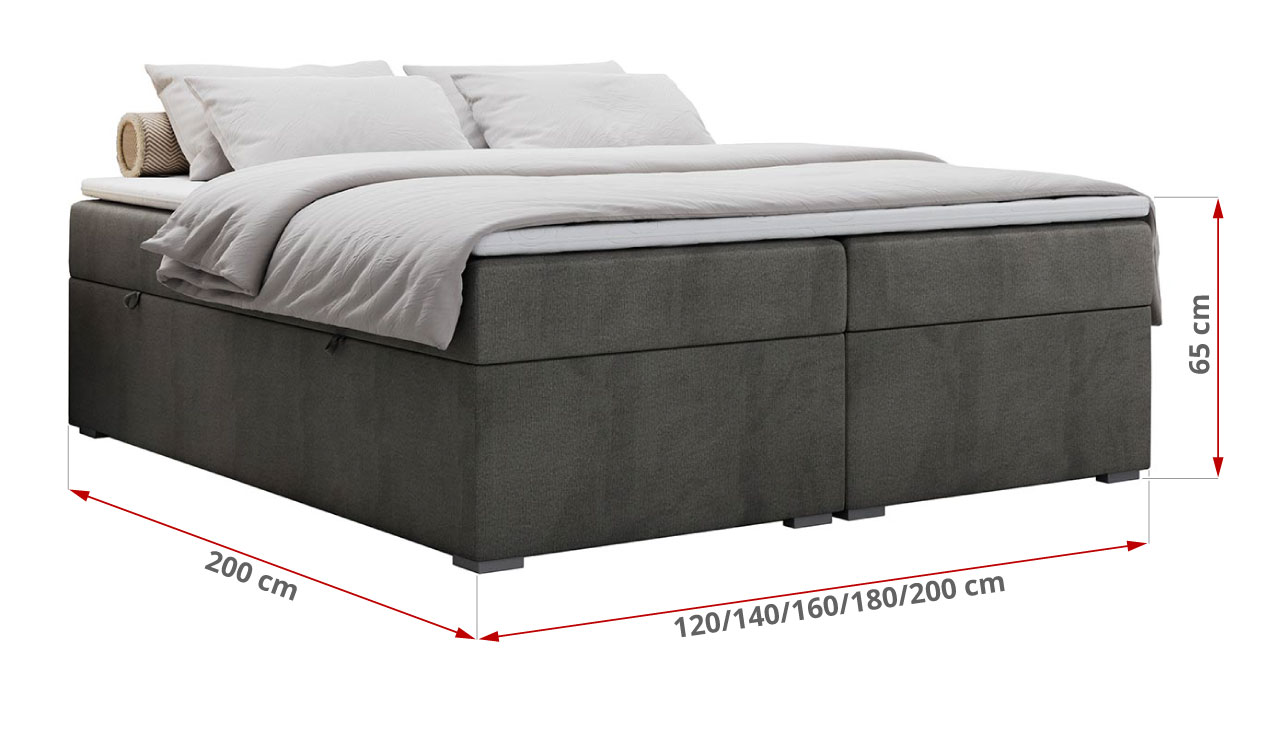 wymiary łóżka bess