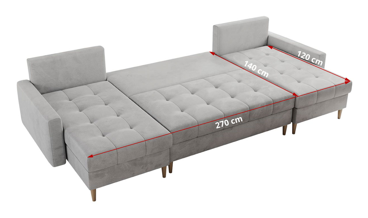 wymiary funkcji spania - colin u