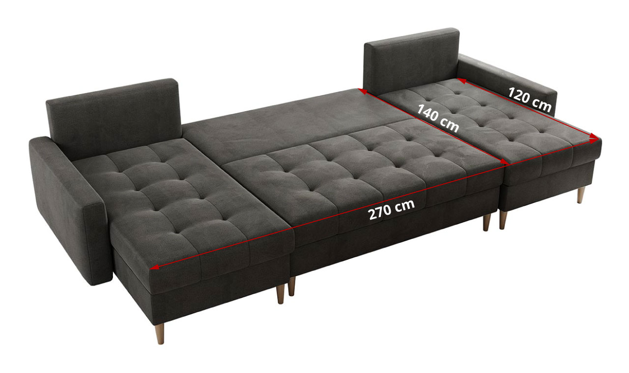 wymiary funkcji spania - colin u