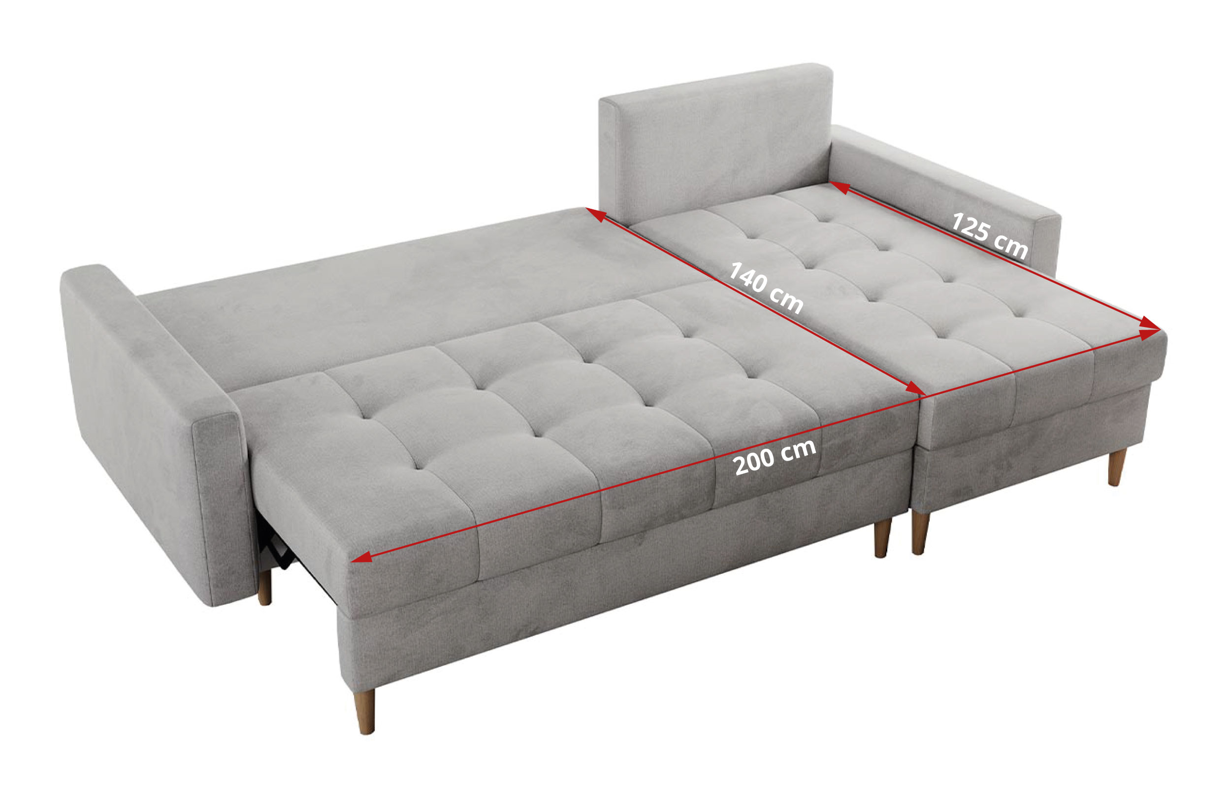 funkcja spania narożnik colin