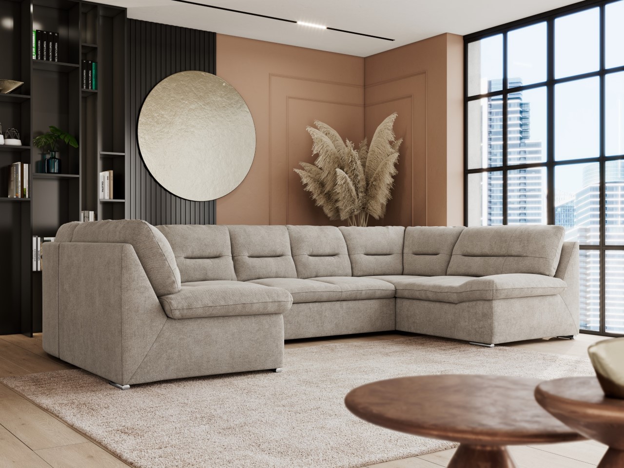 narożnik z funkcją spania comodo u