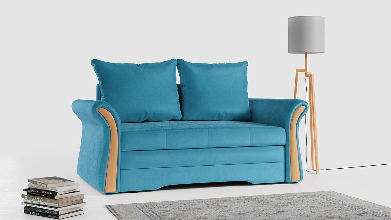 sofa PRATO - jasny niebieski