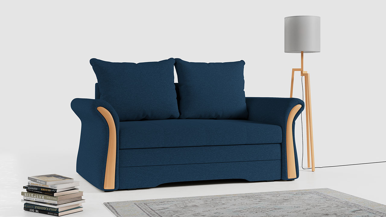 sofa PRATO - granatowy