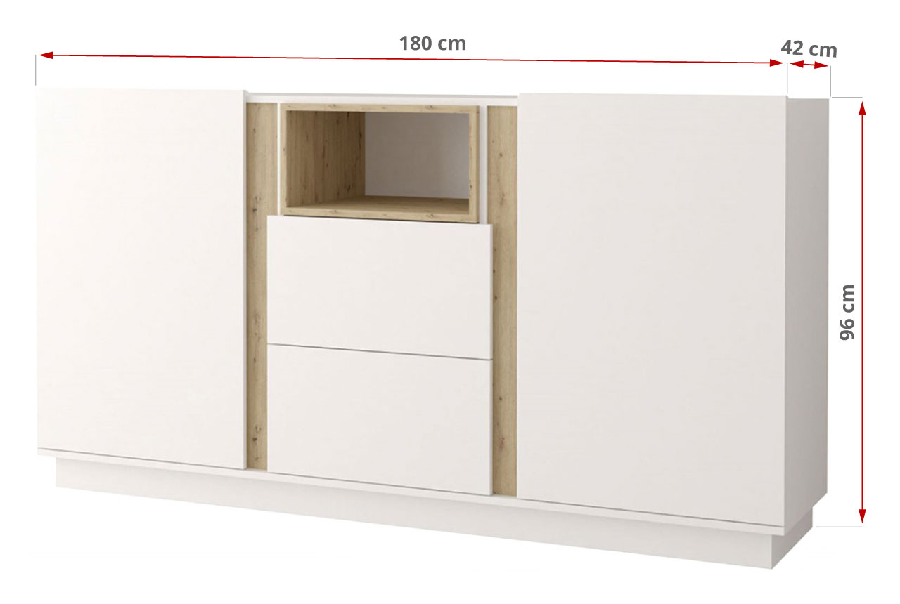 komoda 180 cm espen wymiary
