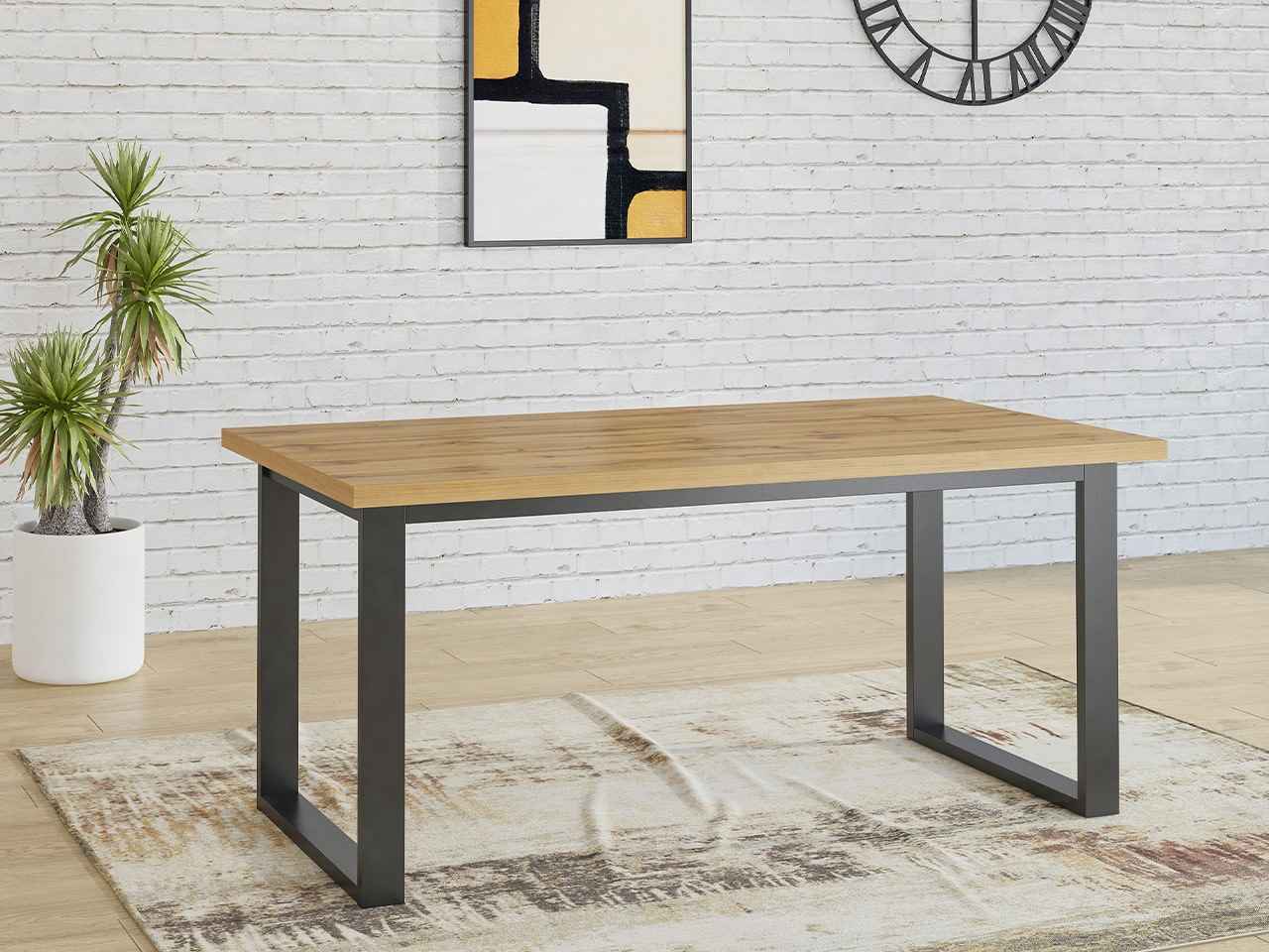 stół rozkładany Saale WM dąb wotan