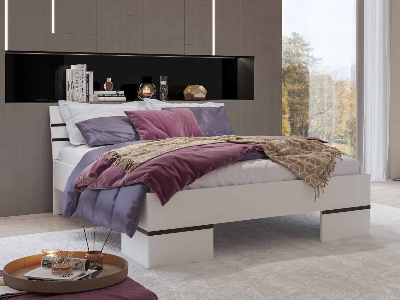 łóżko dwuosobowe MARTANO