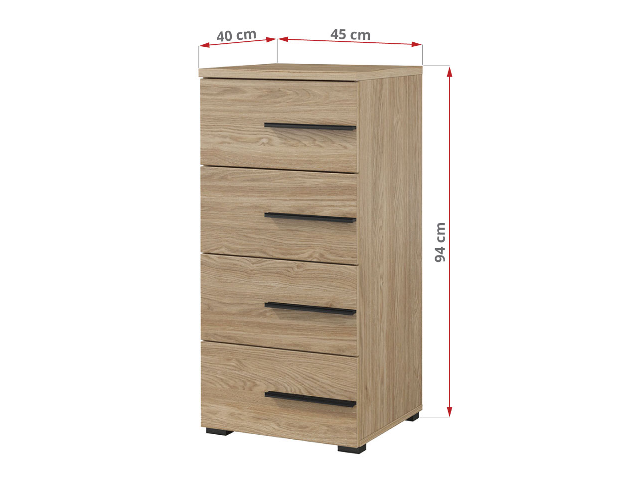 wymiary komody martano