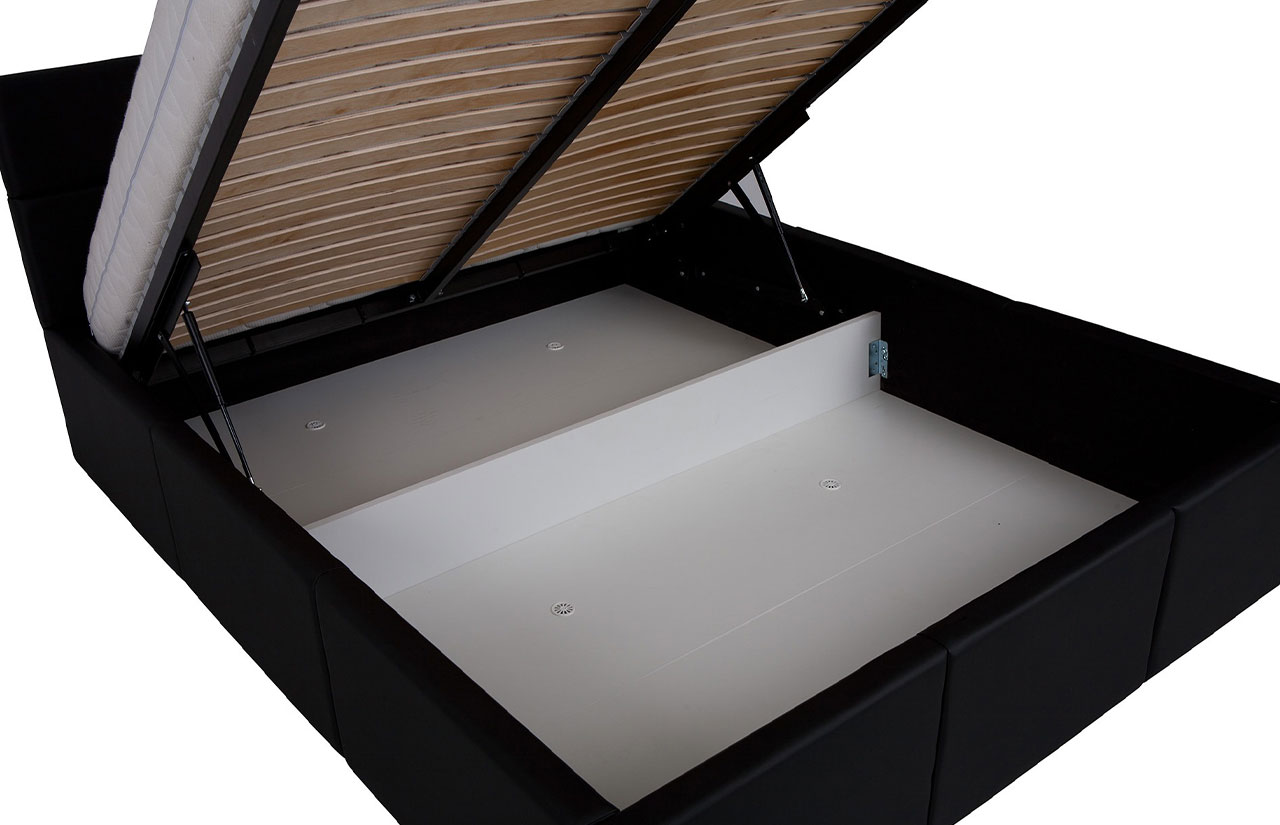 łóżko 160x200 pojemnik i stelaż