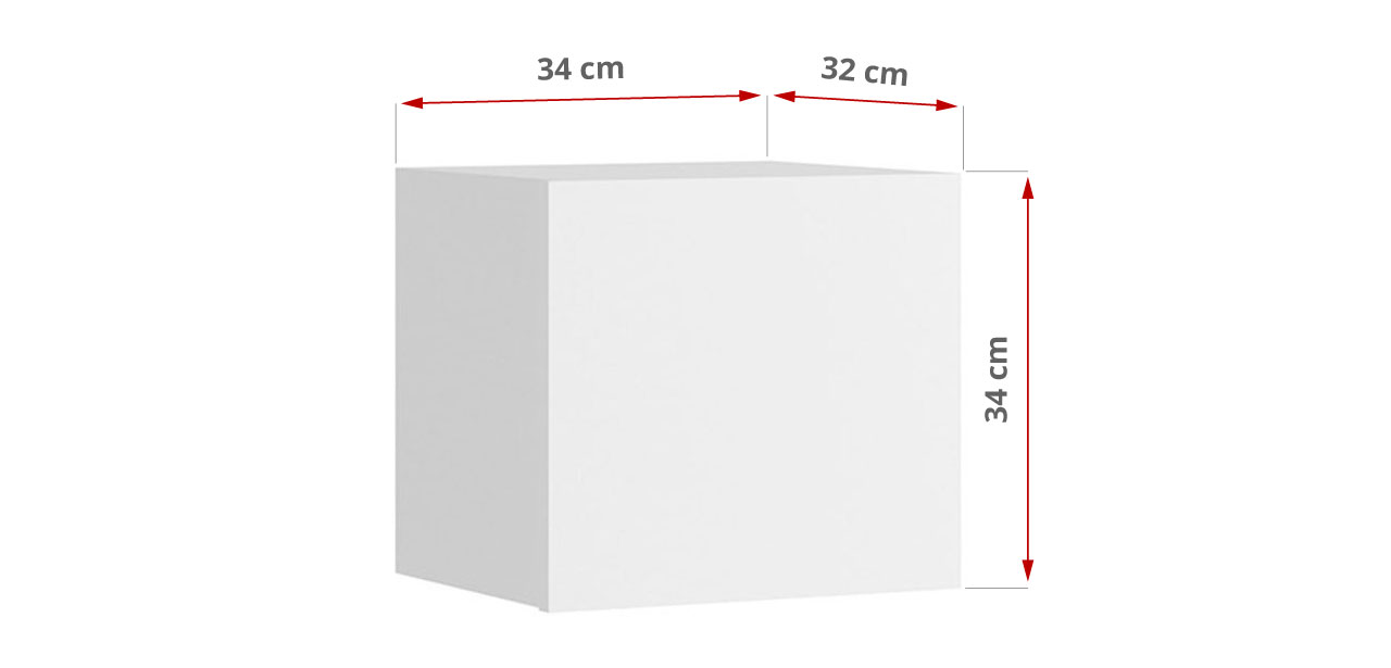 szafka wisząca na ścianę