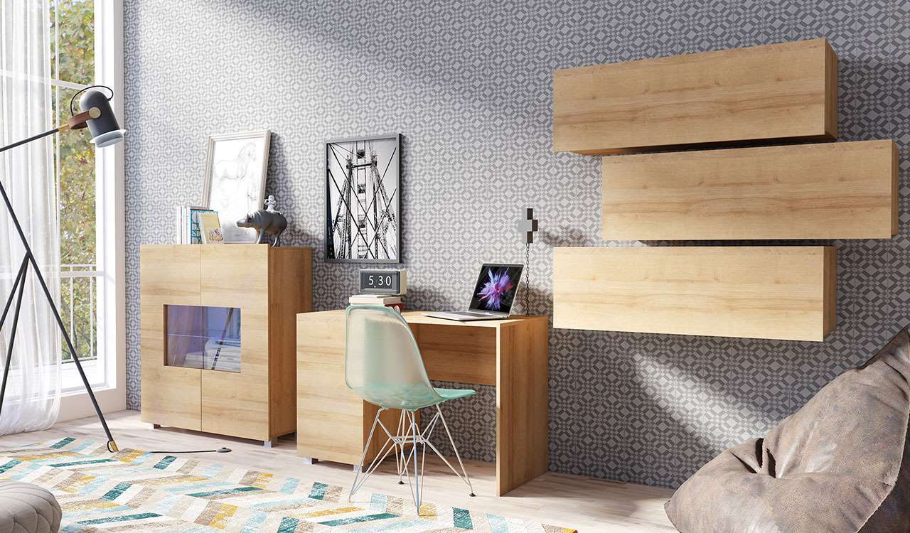 zestaw nowoczesnych mebli do salonu